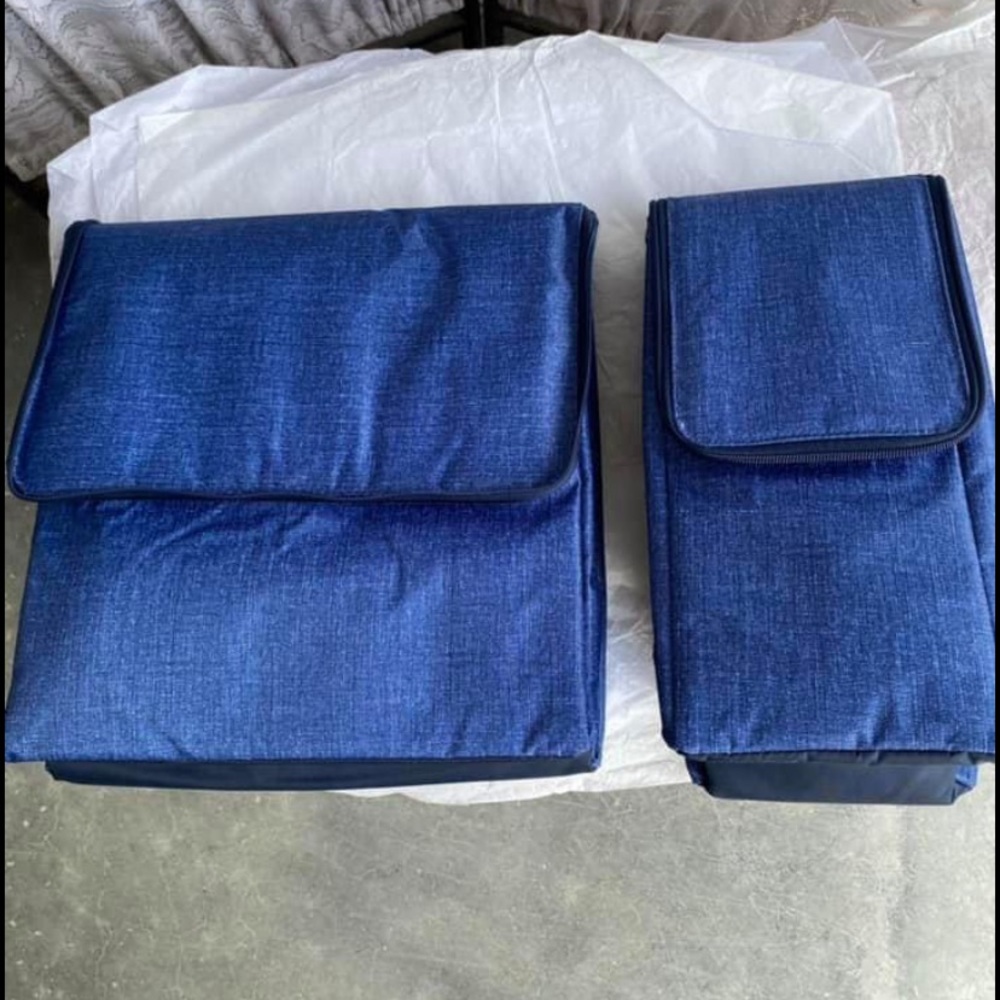 Blue crosshatch (9117) double chill thermal set 🎄🎁🎄🎁